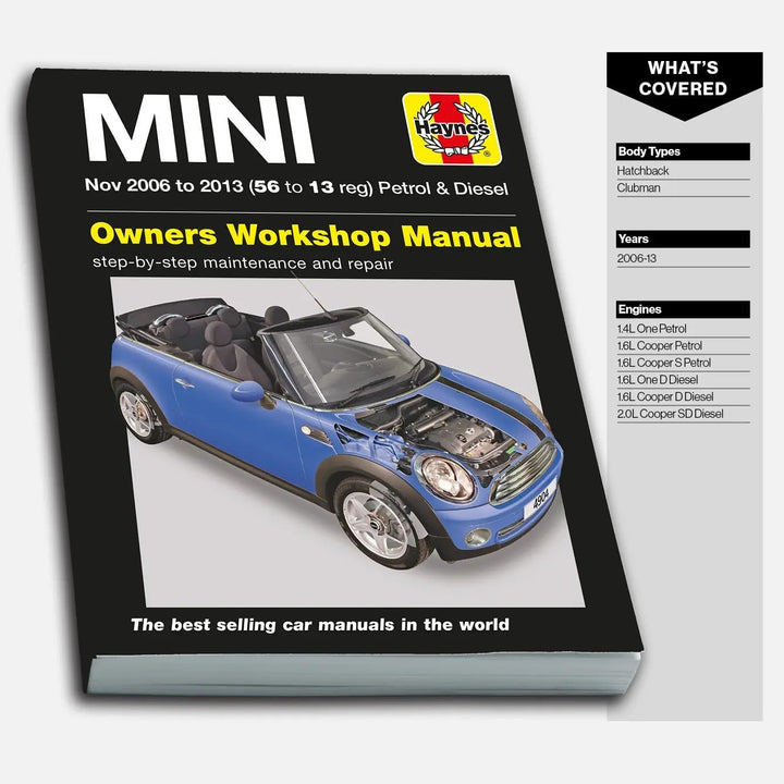 Mini Petrol & Diesel (Nov 06 -13) 56 to 13: 2006-2013