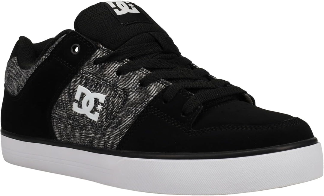 DC Shoes Herren Pure Sneaker 38.5 EU Black Monogram, 38.5 EU Black Monogram