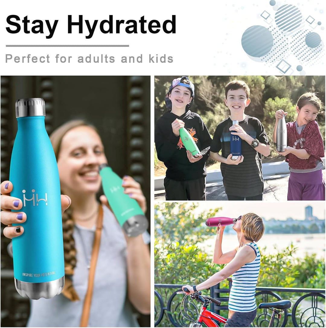 HoneyHolly Trinkflasche Edelstahl - 750ml - Thermosflasche, BPA-Frei, Trinkflasche Sport - Auslaufsi