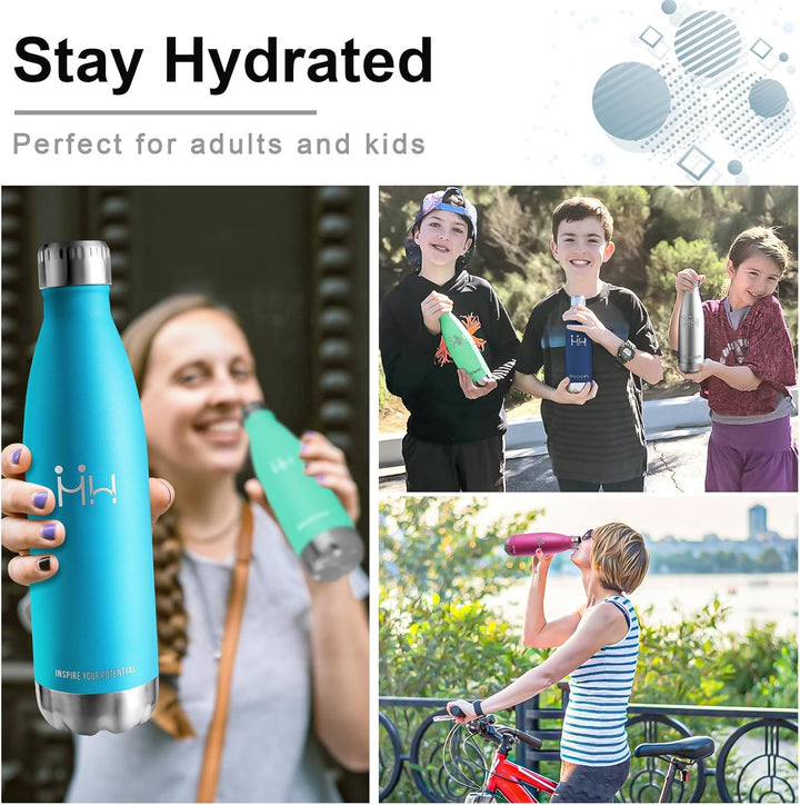 HoneyHolly Trinkflasche Edelstahl - 750ml - Thermosflasche, BPA-Frei, Trinkflasche Sport - Auslaufsi