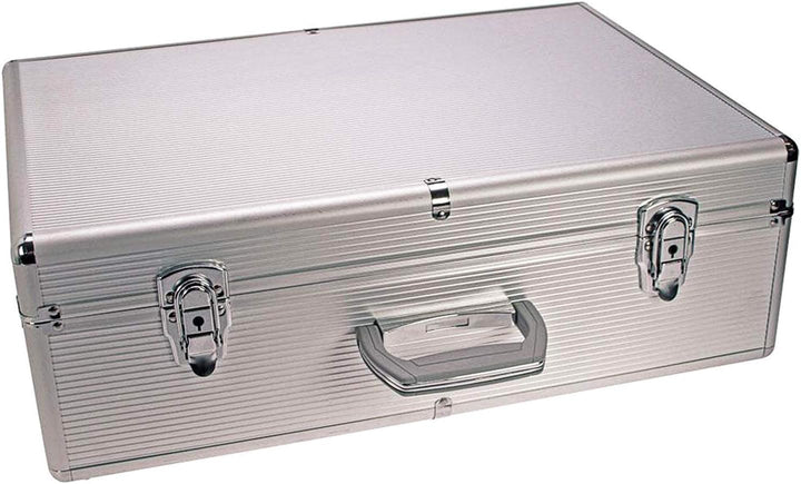 SAFE 214 CD Aufbewahrungssystem | ALU Koffer zur DVD Aufbewahrung | Box Abschliessbar | für bis zu 1