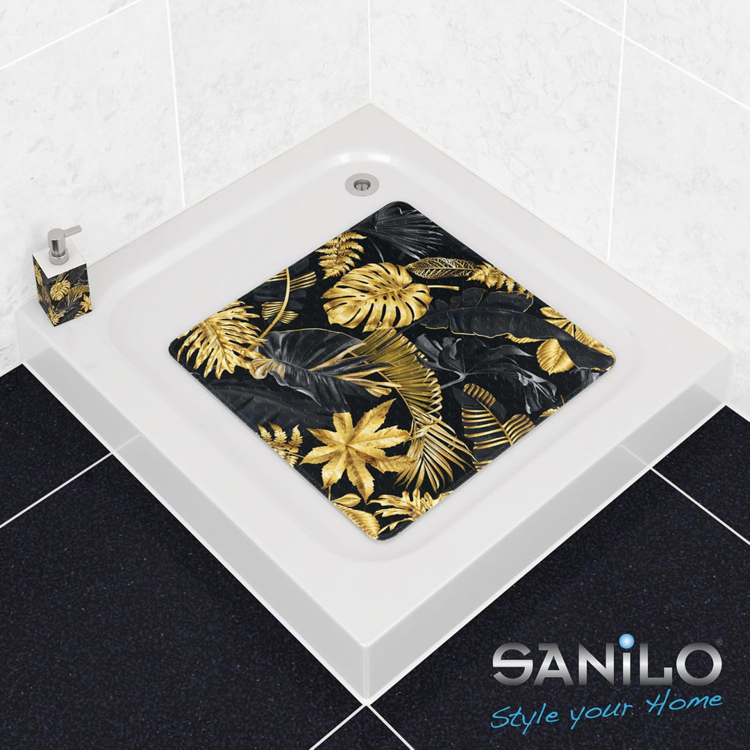 Sanilo Badematte 53 x 53 cm, rutschfeste Duschmatte für Dusche und Badewanne, Antirutschmatte maschi