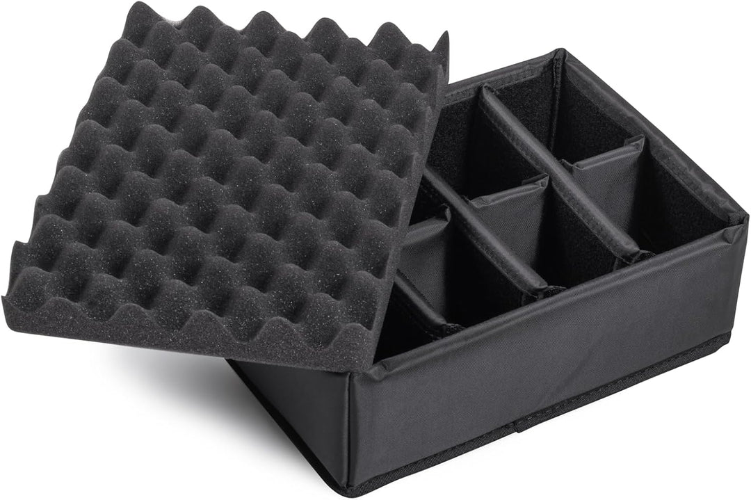 B&amp;W International Mehrzweckkoffer Outdoor Typ 3000 (PP.117) Orange - mit variabler Facheinteilung -