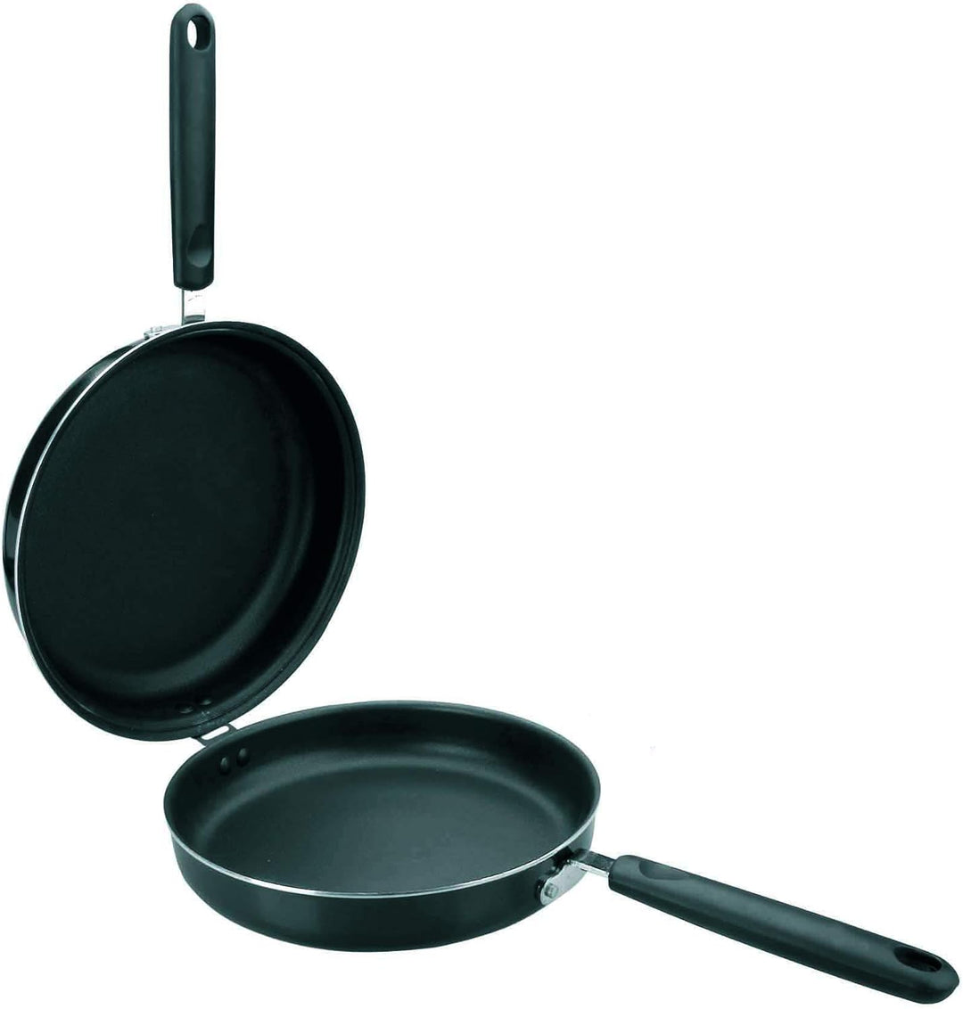 ibili 407200 Bratpfannen-Set "Chef Style" 20 / 24 cm, Aluminium, schwarz, 47 x 28.5 x 3.7 cm,2 Einhe