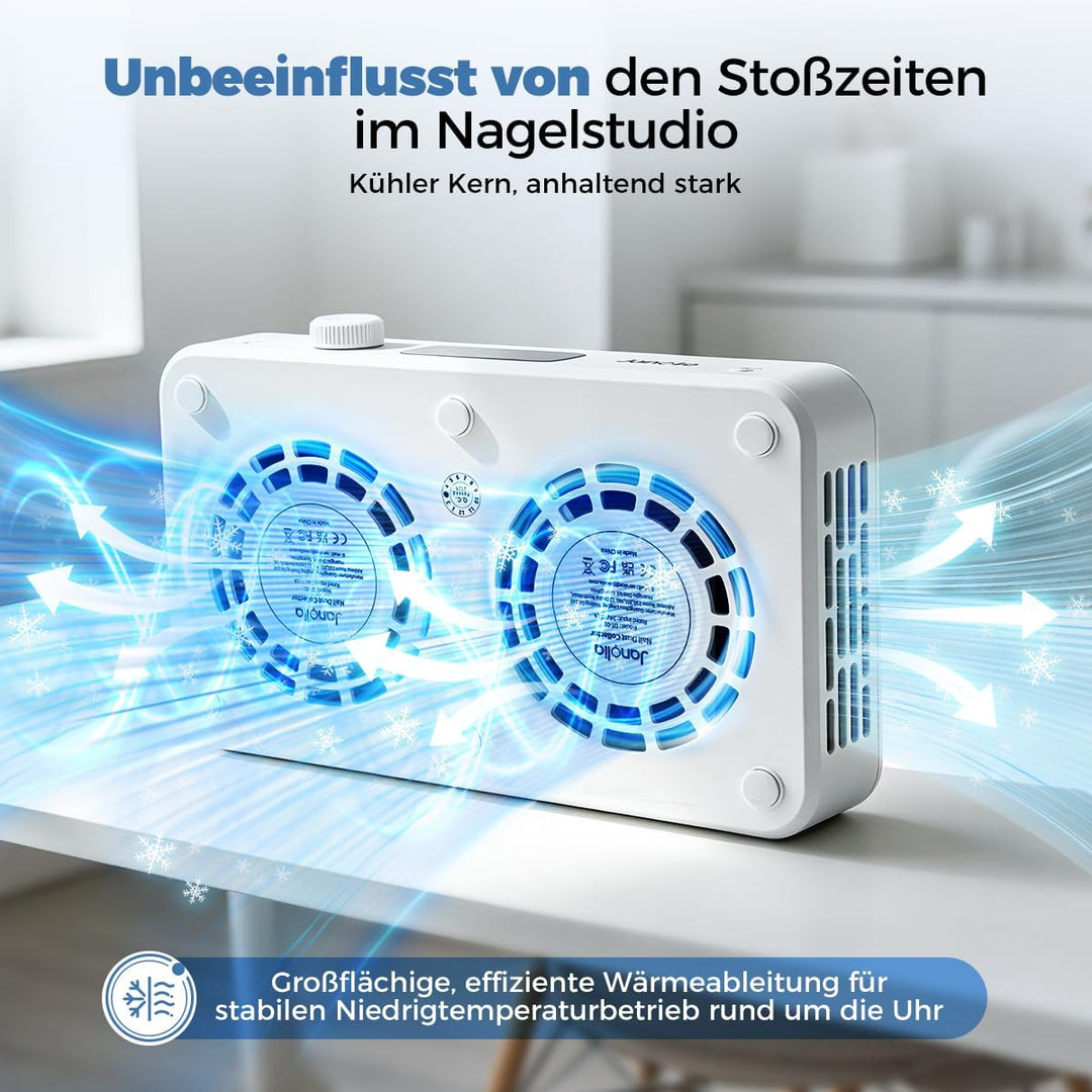 Nagelstaubsauger mit Doppelturbine, 5-Fache Saugleistung, 139 CFM & Stufenloser Geschwindigkeitsrege