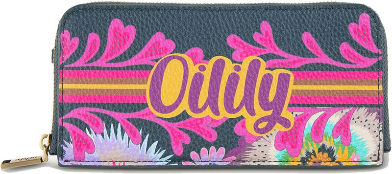 Oilily Fanfare Card Zip Wallet L Ponderosa Pine