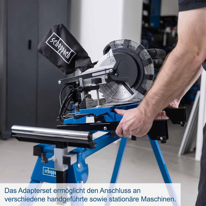 Scheppach Untergestell UMF1550 Maschinenuntergestell Arbeitstisch für Kappsägen Kappzugsägen Gehrung