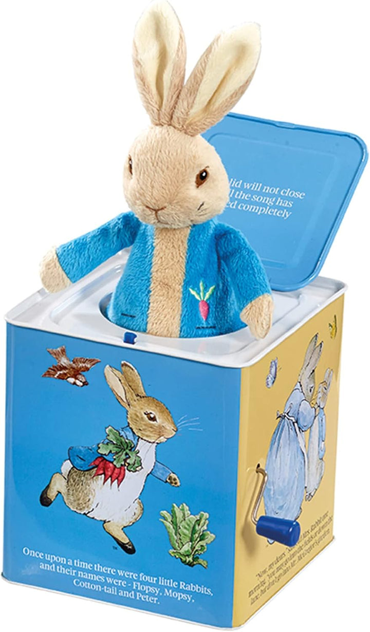 Rainbow Designs Peter Rabbit („Peter Hase“) Jack In The Box - Traditionelles Spielzeug für Babys und