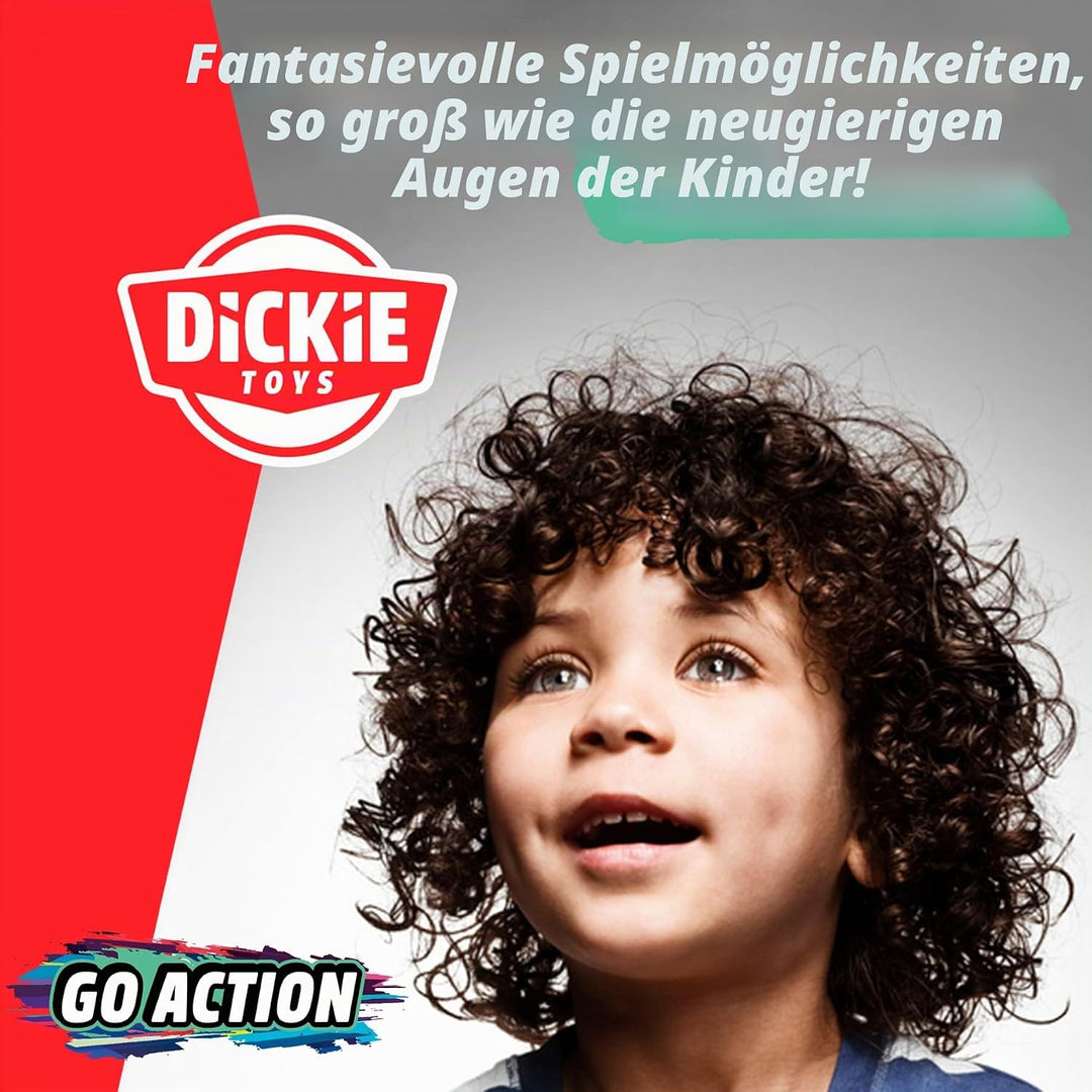 Dickie Toys Rescue Hybrids Feuerwehrauto gross (55 cm) - Rescue Hybrids Feuerwehrauto für Kinder mit
