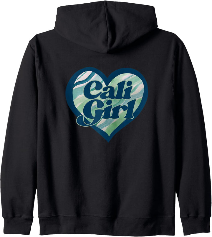 California Girl design fun Kapuzenjacke