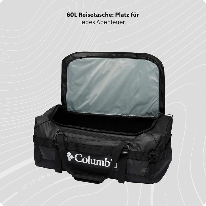 Columbia Unisex Landroamer Duffel Seesack (1er Pack) Einheitsgrösse Schwarz, Einheitsgrösse Schwarz