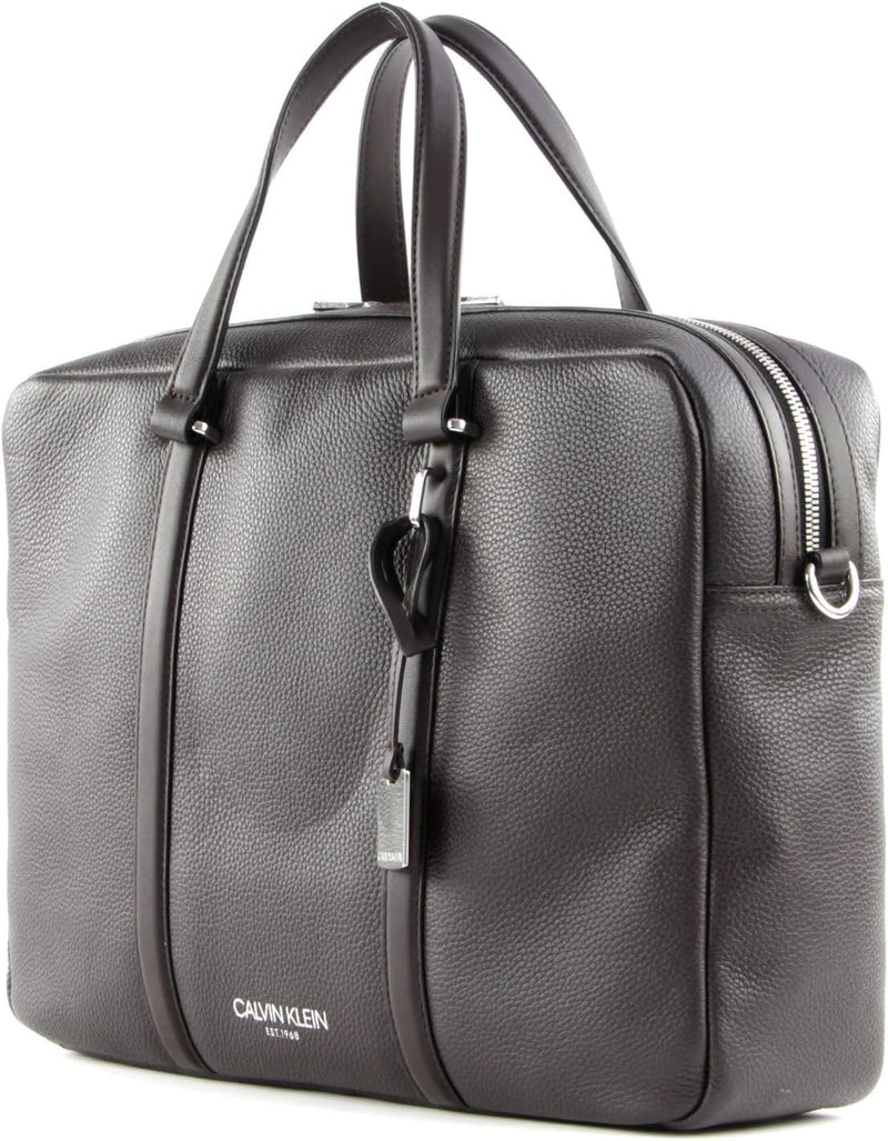 Calvin Klein CK Laptop Bag Dark Brown