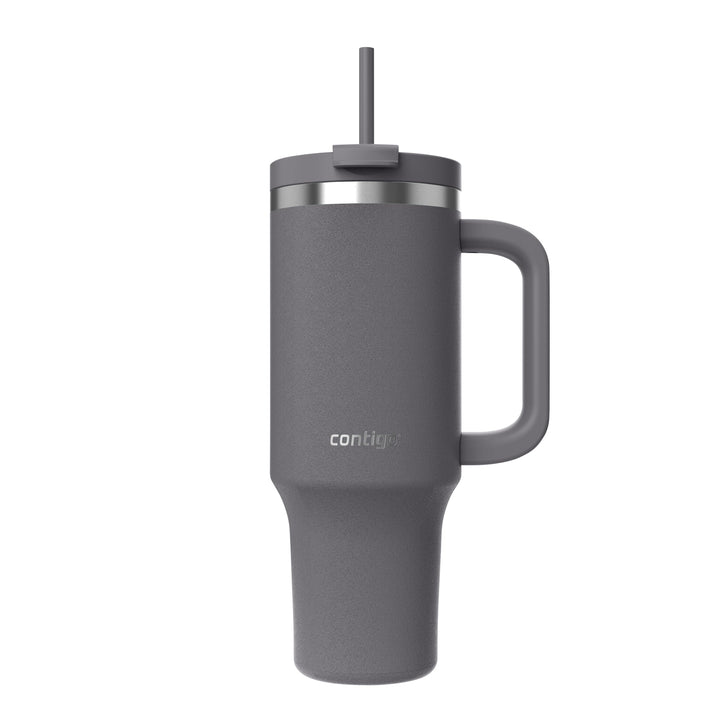 Contigo Tumbler | Thermosflasche mit Henkel und Strohhalm | 1200 ml
