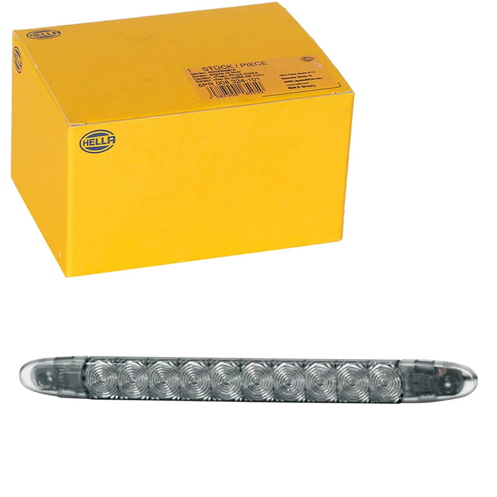 HELLA - Zusatzbremsleuchte - LED - 24V - geklebt/Anbau - Lichtscheibenfarbe: rauchgrau - LED-Lichtfa