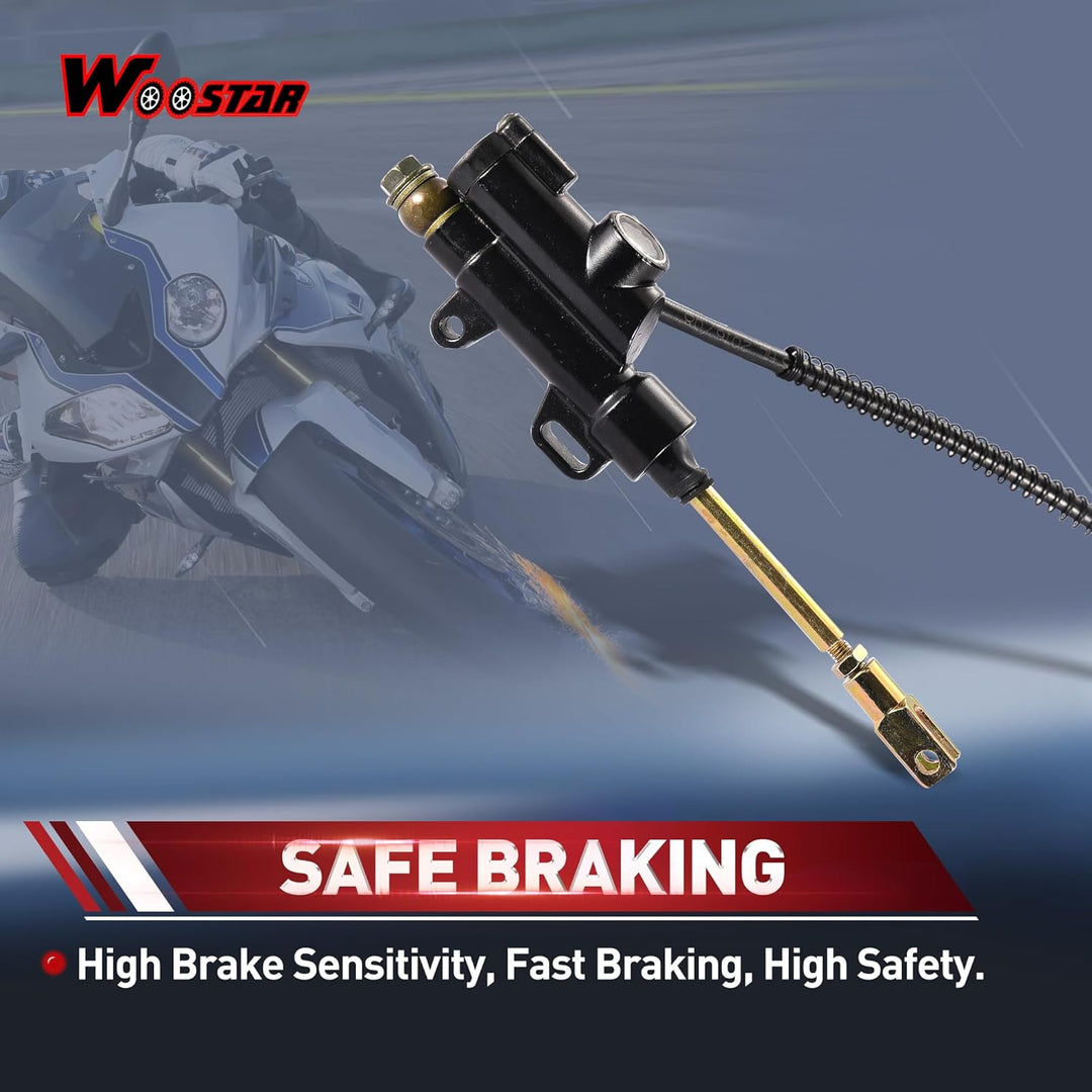 WOOSTAR Hinterradbremse Hauptbremszylinder Bremssattel Ersatz für SSR 125ccm 110ccm Pit Dirtbike Chi