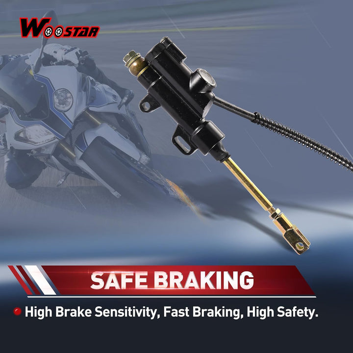WOOSTAR Hinterradbremse Hauptbremszylinder Bremssattel Ersatz für SSR 125ccm 110ccm Pit Dirtbike Chi