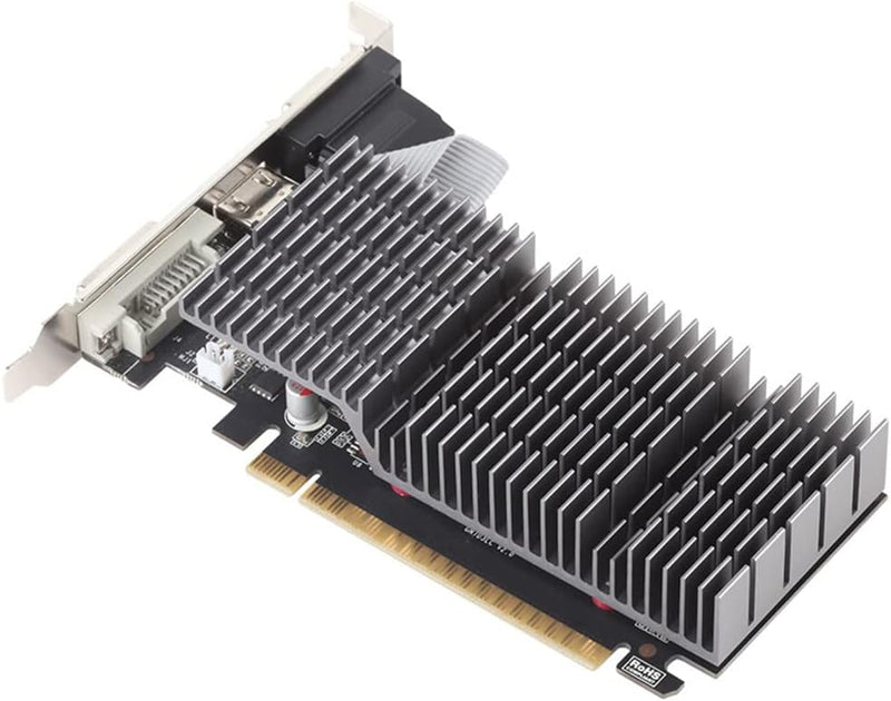 MAXSUN Nvidia Grafikkarte GEFORCE GT 710 1 GB, Low Profile Grafikkarte, GPU, geringer Verbrauch Pass