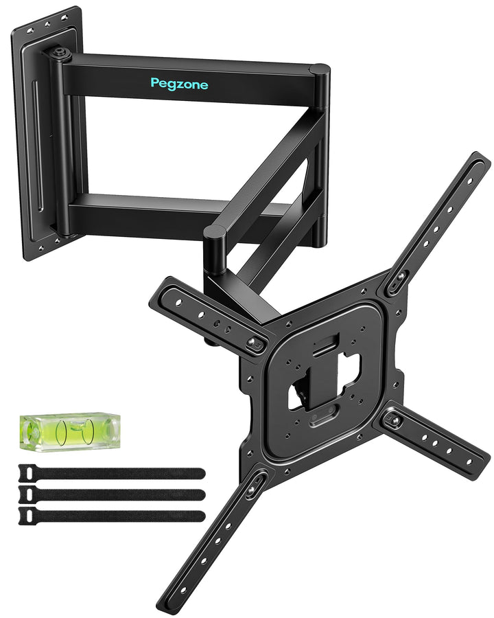 PEGZONE TV Wandhalterung Langarm 60-960mm 23-75" bis 50kg, VESA max.400x400 | Wandhalterung Fernsehe