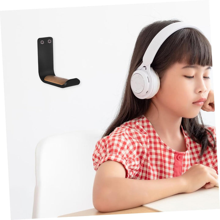 UKCOCO Kopfhörerhalterung aus Aluminiumlegierung Schwarz Headset Halterung für Schreibtisch mit Schu