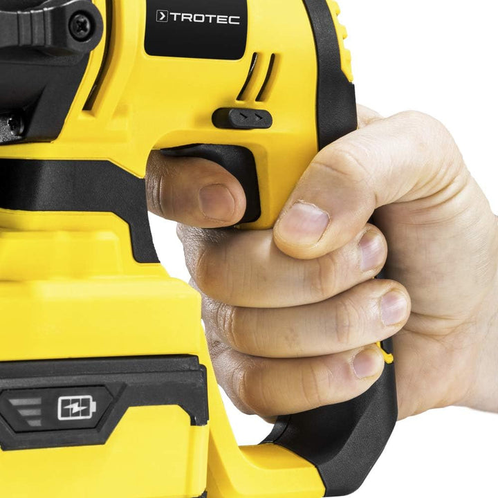 TROTEC Bohrhammer PRDS 20‑20V – Schlagstärke 2 J, pneumatisches Hammerwerk, 20 V, 4,0 Ah Multiakku,