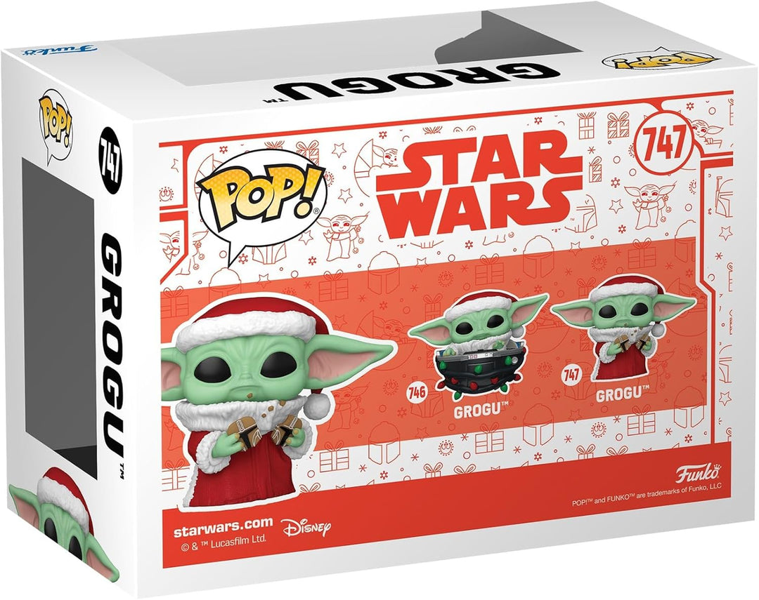 Funko Pop! Star Wars: Mando Holiday - Grogu (The Child, Baby Yoda) - The Mandalorian - Vinyl-Sammelf
