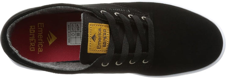 Emerica LACED BY LEO ROMERO 6102000082 Herren Sneaker 36.5 EU Schwarz Schwarz Weiss, 36.5 EU Schwarz