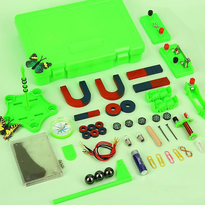 POFET Schaltkreis-Lernset, DIY grundlegende elektrische Schaltkreis-Laborexperimente, Anfänger-Schal