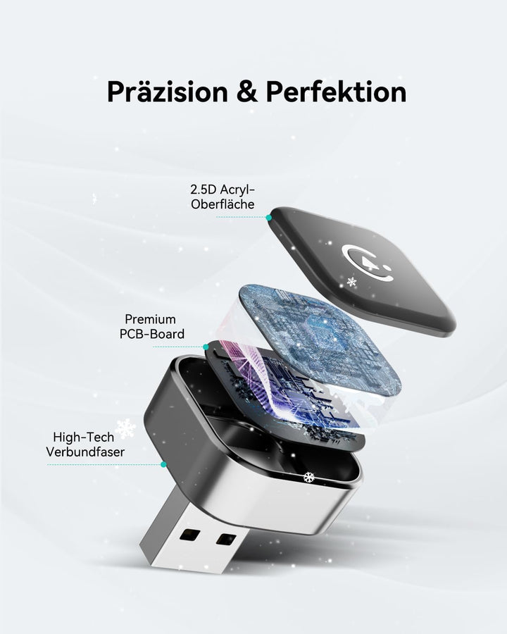 Spedal 2026 CarPlay Wireless Adapter — Ultra Mini 2-in-1 Android Auto Adapter, WiFi 6 & Bluetooth 5.