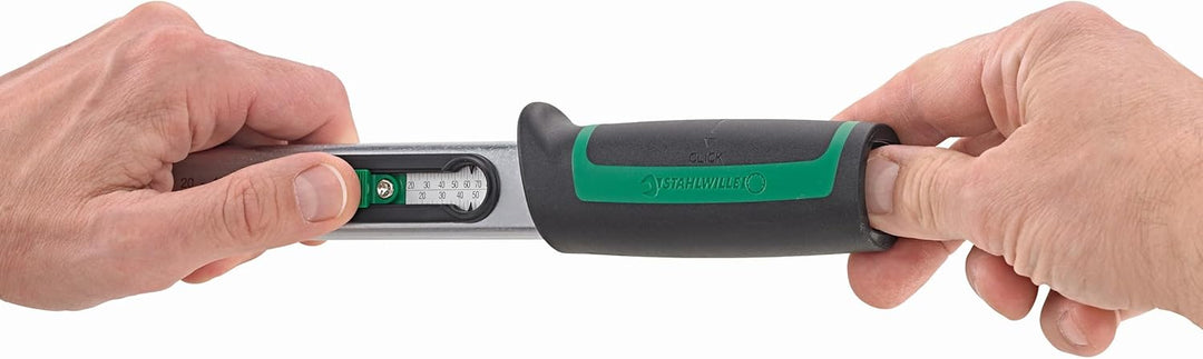 STAHLWILLE 721/20 QUICK l auslösender Drehmomentschlüssel l 40-200 N·m l 1/2“ Knarre l kein Rücksetz