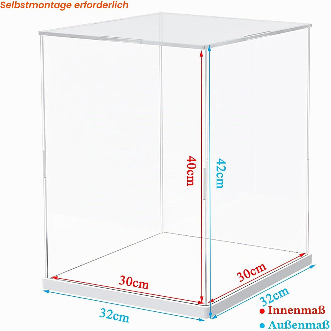 Acryl Vitrine Klar für Lego Actionfiguren Funko Pop Modell Skulptur Transparenter Plexiglas Display