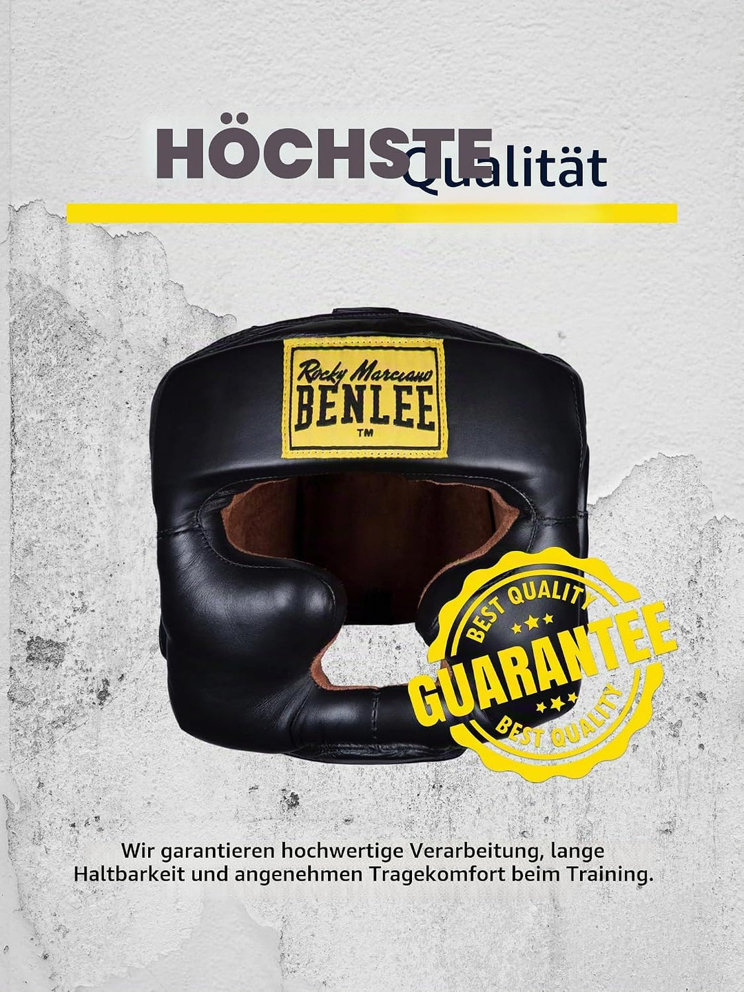 BENLEE Kopfschutz aus Leder Full FACE Protection S/M, S/M