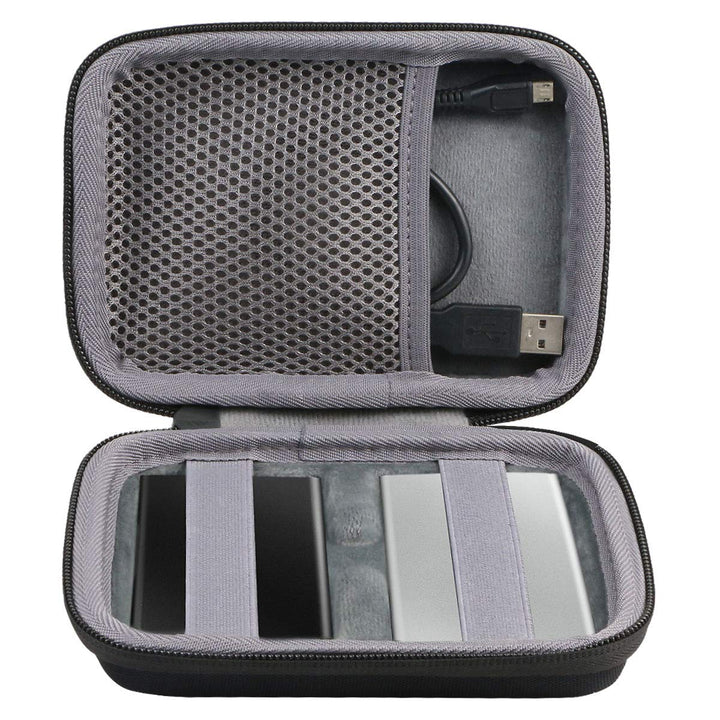 co2CREA Harttasche 2-in-1 für Samsung T7 Touch / T7 Portable SSD 500GB 1TB 2TB, Schutzhülle Aufbewah