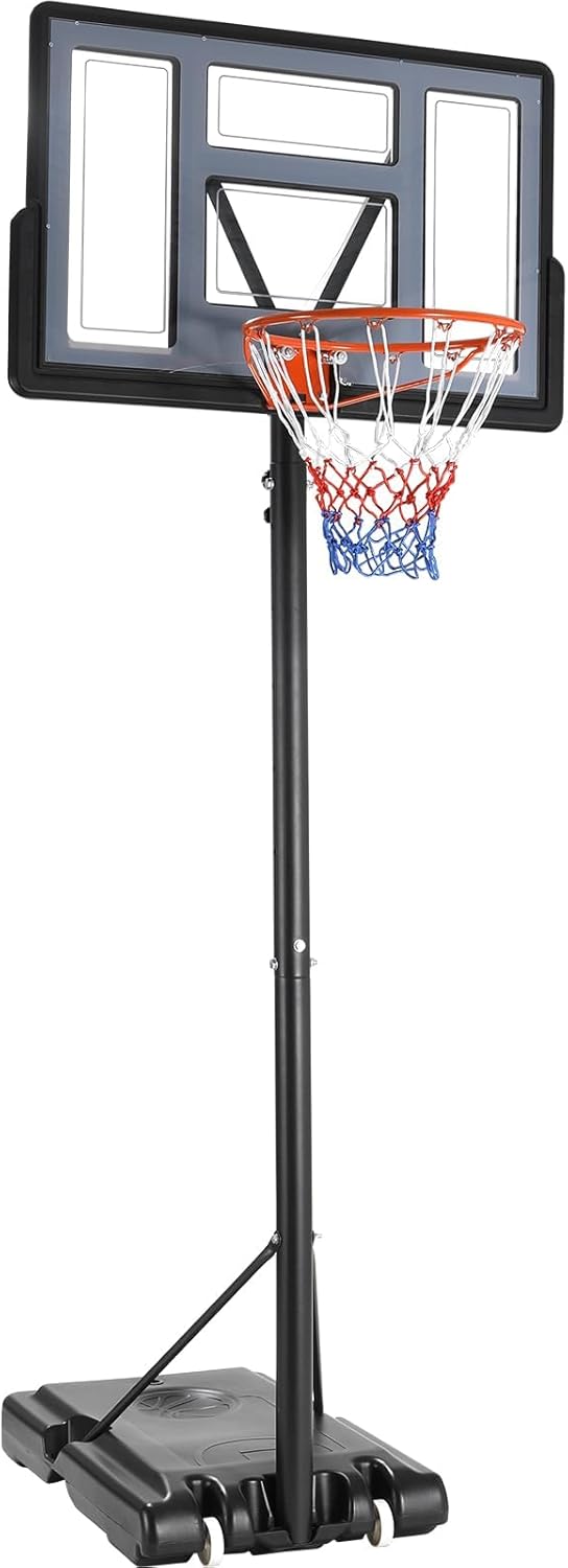 Basketballkorb, Transportable Basketballständer für Kinder, Höhenverstellbar, Tragbarer Basketballan