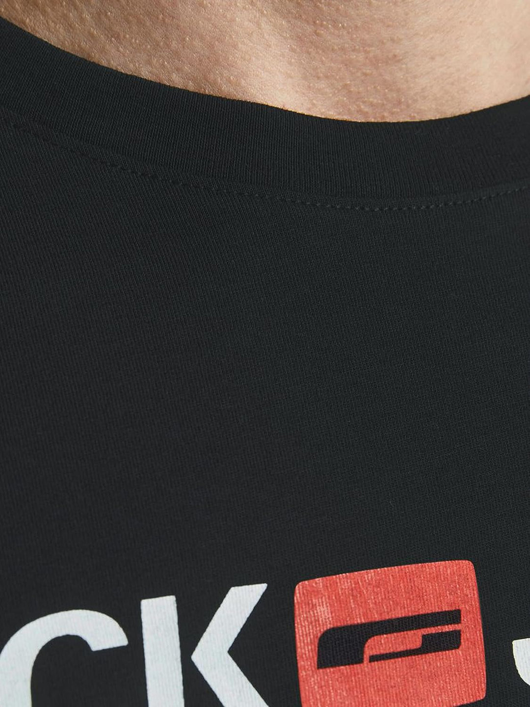 JACK & JONES Herren Shirts T-Shirts Logo Tee Crew Neck 3er Pack XS - Black / Black / Black, XS - Bla