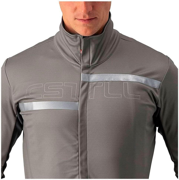 Castelli Herren Transition 2 Jacket Jacket XXL NICKEL GRAY/DARK GRAY-SILVER R, XXL NICKEL GRAY/DARK