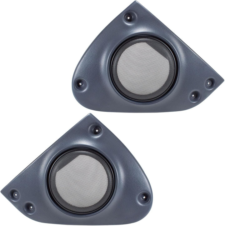 tomzz Audio 2851-000 Lautsprecherringe Adapter Doorboard kompatibel mit Smart Fortwo Typ 450 Front f