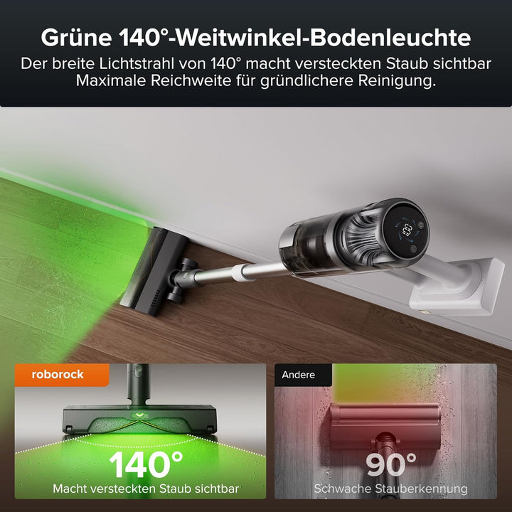 roborock H60 Hub Pro kabelloser Staubsauger mit automatischer Absaugstation, 170AW Saugleistung für