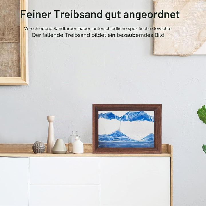 AzureLeap Sandbilder zum Drehen 3D Sandscape die Sandkunst in Tiefsee Fliessende Sandmalerei Sandbil