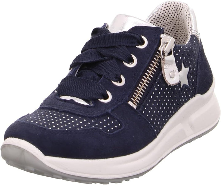 Superfit Mädchen Merida Sneaker 27 EU Blau 8000, 27 EU Blau 8000
