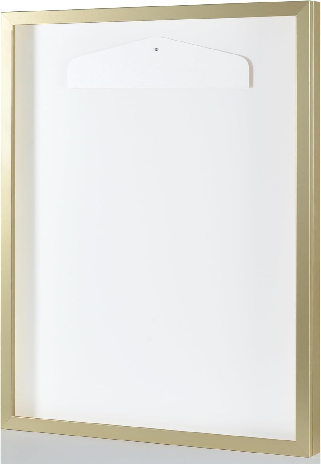Trikotrahmen mit Drehtür | Gold-Weiss | 70x90 cm Objektrahmen | Magnetischer Verschluss, Schneller T