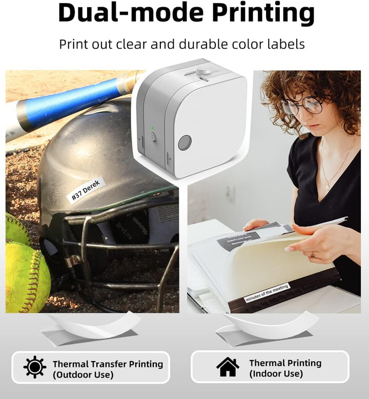 Phomemo P12 Pro Beschriftungsgerät Handgerät | Mini Bluetooth Etikettiergerät mit Etikettenband | US