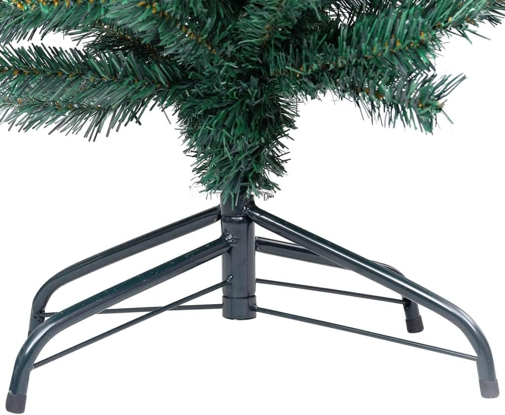 vidaXL Künstlicher Weihnachtsbaum Schlank mit Ständer Tannenbaum Christbaum Dekobaum Kunstbaum Weihn