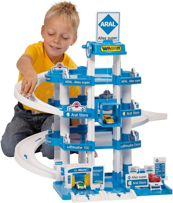 Wader Garage ARAL Parkhaus Parkgarage Autogarage 4 Spielebenen