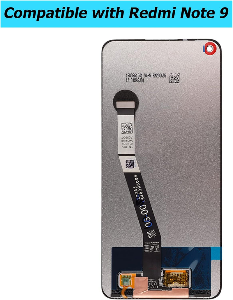 Vvsialeek Neu Ersatz LCD Display Kompatibel Für MI Redmi Note 9 M2003J15SC Ersatzteil Reparatur Anze