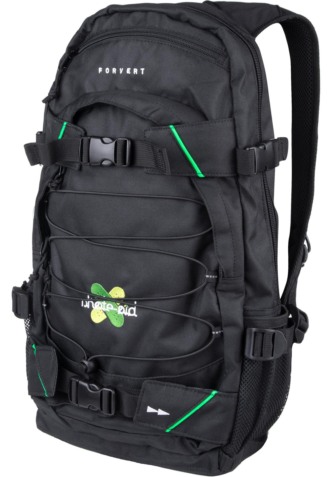 FORVERT Skate Aid Louis Backpack, Black, OneSize Einheitsgrösse
