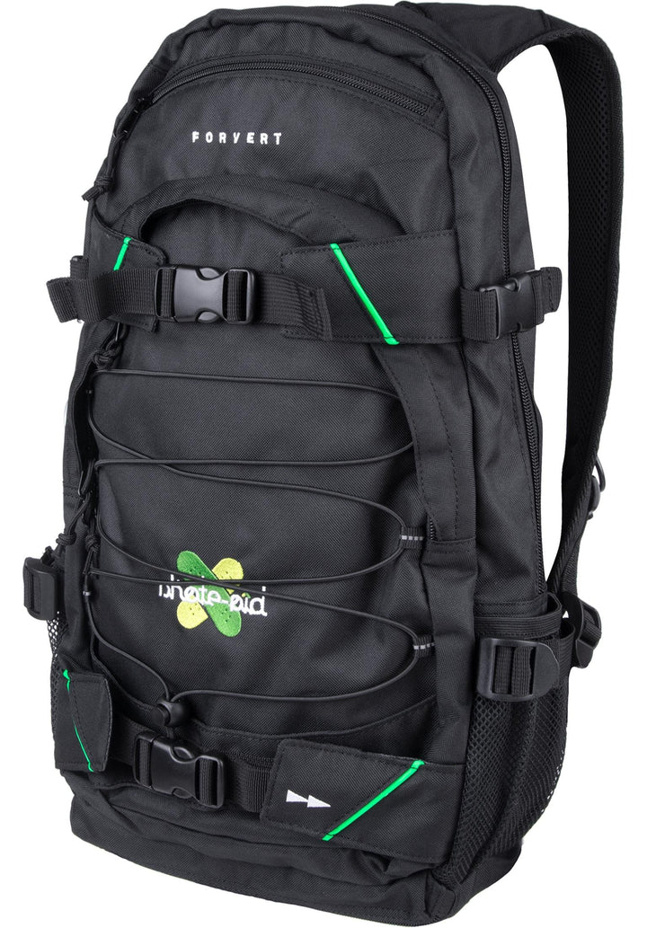 FORVERT Skate Aid Louis Backpack, Black, OneSize Einheitsgrösse