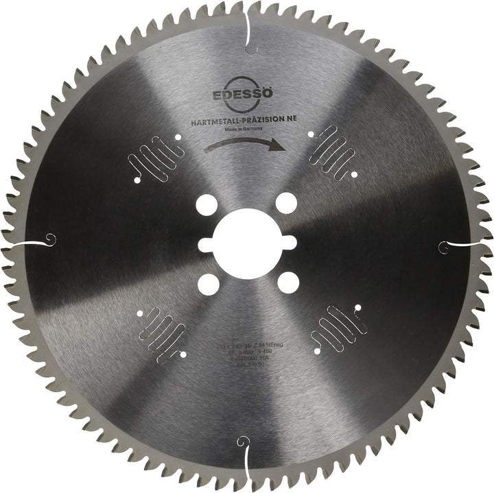 Edessö 49335050 HM-Kreissägeblatt Präzision 4/15/80 HW 350x3,4/2,8x50 Z=84 NE neg, silber