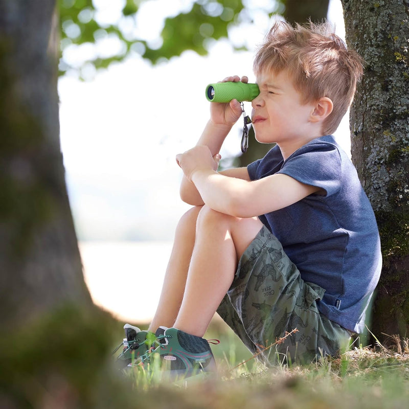 HABA 305377 - Terra Kids Monokular, tragbares Fernrohr für Naturbeobachtungen mit Kindern, Outdoor-T