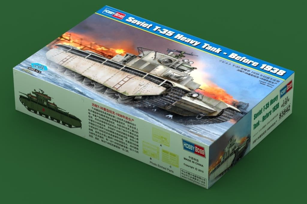 Hobby Boss 83842 - Modellbausatz Soviet T-35 Heavy Tank-Before 1938