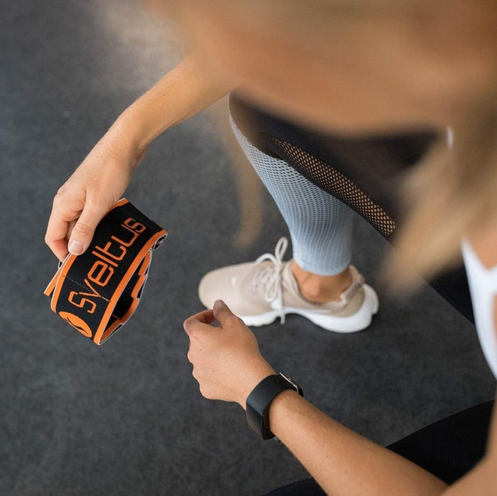 Sveltus Multi Elastiband 30 kg Box + Poster elastisch Unisex Erwachsene, Orange einzeln, einzeln